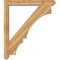 Ekena Millwork Balboa Arts and Crafts Rough Sawn Bracket w/ Offset Brace, Western Red Cedar, 6"W x 42"D x 48"H BKT0604X42X48BOA03RWR - alternate 2